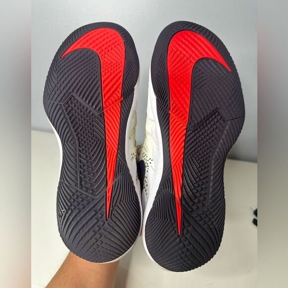 Nike Court Air Zoom Vapor X Summit White Maria Sharapova Tennis Court Shoes Sz 9 - Picture 6 of 7